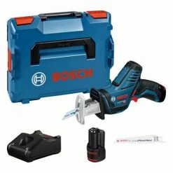 Bosch Akku-Säbelsäge GSA 12V-14, Mit 2 X 3.0 Ah Li-Ion Akku, L-BOXX (060164L976)