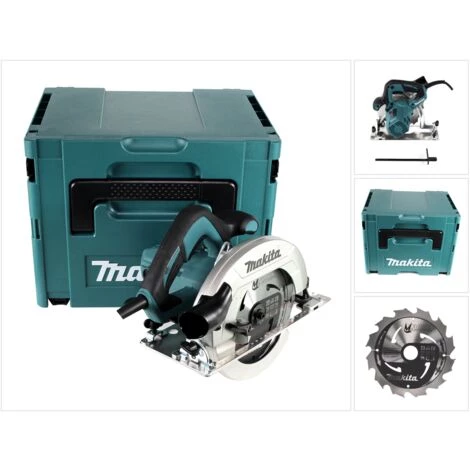 Makita HS 7611 J Handkreissäge 1600W 190 X 30mm + Hartmetallsägeblatt + Makpac 7 Makita HS 7611 J Handkreissäge 1600W 190 X 30mm + Hartmetallsägeblatt + Makpac – Bild 5