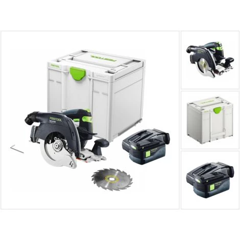 Festool HKC 55 EB-Basic Akku Handkreissäge 18 V 160 Mm Brushless ( 576163 ) + 1x Akku 5,2 Ah + Ladegerät + Systainer 3 Festool HKC 55 EB-Basic Akku Handkreissäge 18 V 160 Mm Brushless ( 576163 ) + 1x Akku 5,2 Ah + Ladegerät + Systainer