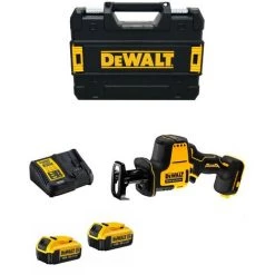Mini-Säbelsäge DeWALT DCS369M2 (2 X 4,0 Ah + DCB115 + TSTAK II)