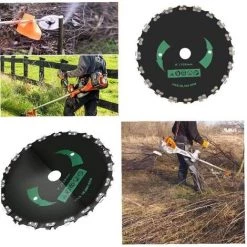 SUN FLOWERDE Universal 20 Zähne Rasenmäher Rechtwinkliges Sägeblatt Sägeblatt Freischneider Gartenscheibe Maschinenzubehör + Dreiecksblatt -Elektrosägen Verkäufe 2022 43714184 5