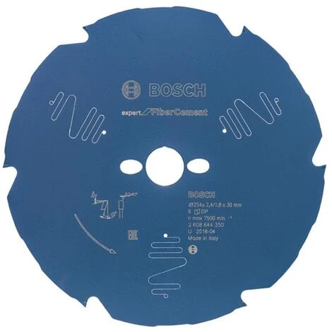 ROBERT BOSCH GMBH Bosch HM-Sägeblatt 254x2,4x30 Z6 2608644350 Expert For Fiber Cement Für Kappsäge 4 ROBERT BOSCH GMBH Bosch HM-Sägeblatt 254x2,4x30 Z6 2608644350 Expert For Fiber Cement Für Kappsäge – Bild 2