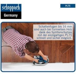 Scheppach Tauchsäge PL75 1600W, 75mm Schnitttiefe Inkl. Kippschutzriegel -Elektrosägen Verkäufe 2022 43857850 4