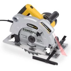 VARO Powerplus Handkreissäge 1800 W - Kreissäge Säge Elektrisch Laser + Sägeblatt