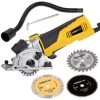 VARO Powerplus Tauchkreissäge Handkreissäge Mini Hand-Kreissäge Inkl. 3 Sägeblättern -Elektrosägen Verkäufe 2022 44001014 1