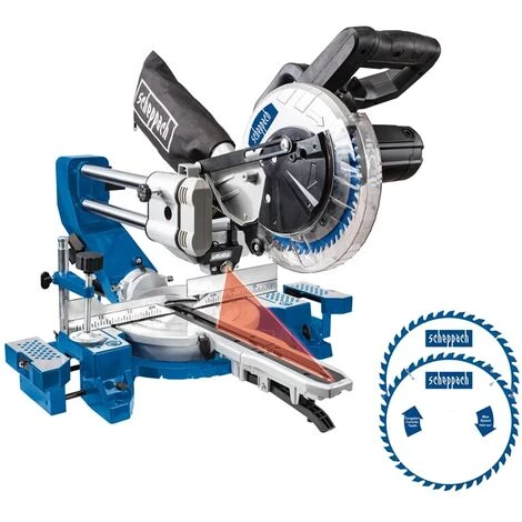 Scheppach Kapp Und Gehrungssäge HM90SL Zugsäge Laser + 2.Sägeblatt 3 Scheppach Kapp Und Gehrungssäge HM90SL Zugsäge Laser + 2.Sägeblatt