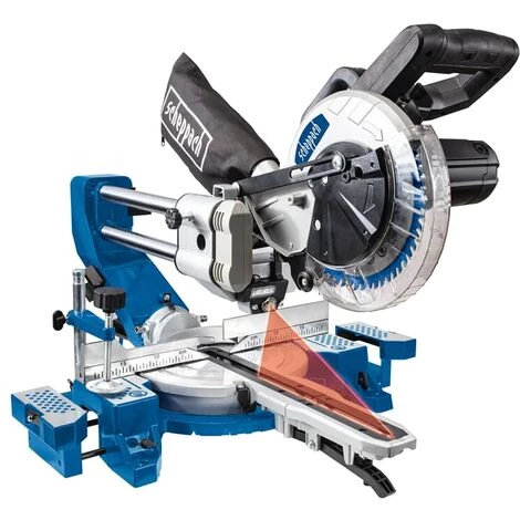 Scheppach Kapp Und Gehrungssäge HM90SL Zugsäge Laser + 2.Sägeblatt 4 Scheppach Kapp Und Gehrungssäge HM90SL Zugsäge Laser + 2.Sägeblatt – Bild 2