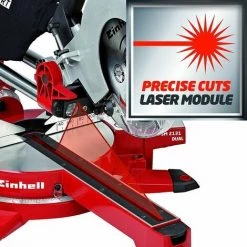 Einhell Zug Kapp Gehrungssäge TE-SM 2131 Dual 1600 W Softstart Schwenkbarer Sägekop, Laser LED-Licht -Elektrosägen Verkäufe 2022 45970830 4