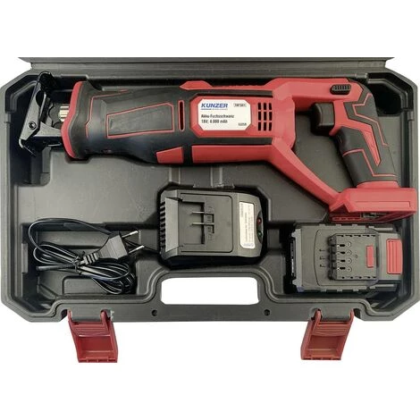 Kunzer Akku-Säbelsäge 7AFS01 Inkl. Akku, Inkl. Ladegerät, Inkl. Koffer 18 V 4000 MAh 4 Kunzer Akku-Säbelsäge 7AFS01 Inkl. Akku, Inkl. Ladegerät, Inkl. Koffer 18 V 4000 MAh – Bild 2