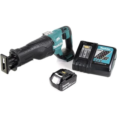 Makita DJR 187 Akku Reciprosäge 18 V Brushless Säbelsäge + 1x 6,0 Ah Akku + Ladegerät 3 Makita DJR 187 Akku Reciprosäge 18 V Brushless Säbelsäge + 1x 6,0 Ah Akku + Ladegerät