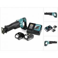 Makita DJR 187 Akku Reciprosäge 18 V Brushless Säbelsäge + 2x 6,0 Ah Akku + Ladegerät -Elektrosägen Verkäufe 2022 46379565 5