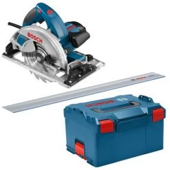ROBERT BOSCH GMBH Bosch Handkreissäge GKS 65 GCE Inkl. L-Boxx + Führungsschiene FSN 1400