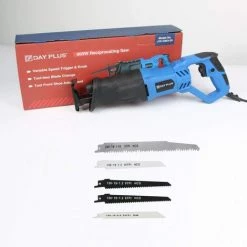 DAY PLUS Professional Säbelsäge Mit 4 Sägeblättern, 750W Elektrische Säge Für Holz & Metall & Aluminium, Max. 115 Mm Schnitttiefe -Elektrosägen Verkäufe 2022 49562368 4