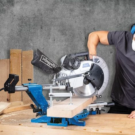 Scheppach Kapp-Zugsäge HM140L Laser, Beidseitig Neigbar 2.Sägeblatt UMF2000 5 Scheppach Kapp-Zugsäge HM140L Laser, Beidseitig Neigbar 2.Sägeblatt UMF2000 – Bild 3