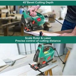 Stichsäge, HYCHIKA 750W Max Holz Schnitttiefe 110mm, 800-3000SPM, Fasenschneiden: -45 °bis 45 10 Stichsäge, HYCHIKA 750W Max Holz Schnitttiefe 110mm, 800-3000SPM, Fasenschneiden: -45 °bis 45 -Elektrosägen Verkäufe 2022 50056381 4
