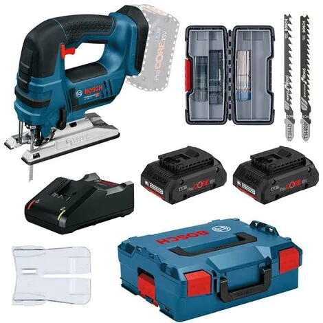 ROBERT BOSCH GMBH Bosch Akku-Stichsäge GST 18 V-LI B Inkl L-Boxx 2x 4,0 Ah Akkus + 33 Sägeblätter 3 ROBERT BOSCH GMBH Bosch Akku-Stichsäge GST 18 V-LI B Inkl L-Boxx 2x 4,0 Ah Akkus + 33 Sägeblätter