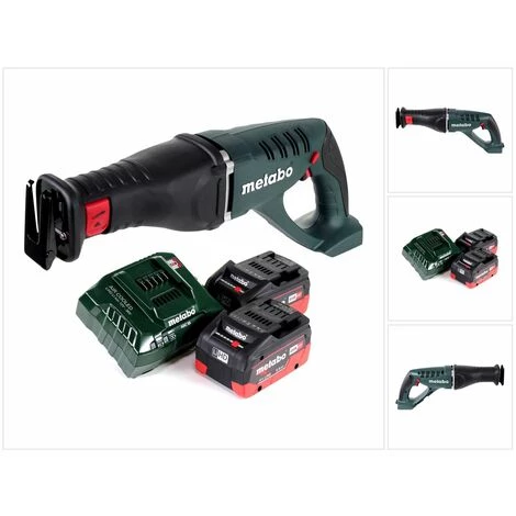 METABO® Metabo ASE 18 LTX Akku Säbelsäge Reciprosäge 18 V + 2x Akku 5,5 Ah + Ladegerät 3 METABO® Metabo ASE 18 LTX Akku Säbelsäge Reciprosäge 18 V + 2x Akku 5,5 Ah + Ladegerät