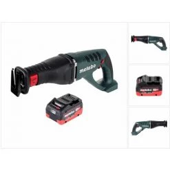 METABO® Metabo ASE 18 LTX Akku Säbelsäge Reciprosäge 18 V + 1x Akku 5,5 Ah - Ohne Ladegerät