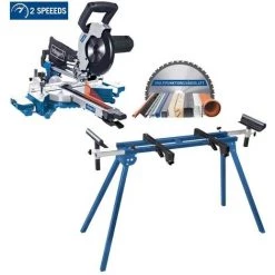 Scheppach Universal Zug-Kappsäge HM90MP Laser 1700W Sägeblatt Ø216mm + UMF1550
