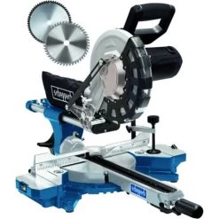 Scheppach Spezial! HM254 Kapp- Und Gehrungssäge - 2000W | 255mm | Laser, LED Und Drehtisch | 2 Sägeblätter + UMF2000 Ständer -Elektrosägen Verkäufe 2022 50899668 3