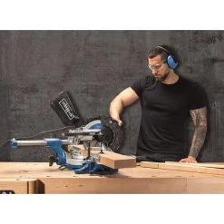 Scheppach Spezial! HM254 Kapp- Und Gehrungssäge - 2000W | 255mm | Laser, LED Und Drehtisch | 2 Sägeblätter + UMF2000 Ständer -Elektrosägen Verkäufe 2022 50899668 5