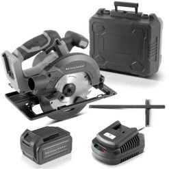 STAHLWERK AKS-20 ST Akku-Handkreissäge Brushless-Technologie Mit 900 Watt Und 4.500 U/min Zum Schneiden Von Holz, PVC, MDF, Sperrholz Und Anderen Materialien