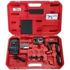 Pistolenpresse VIPER M21 Mit Mutterzange Und Einsatz TH16-20-26 Virax