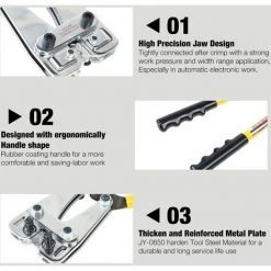LANGRAY Power Crimpzange 6-50 Mm² Drahtklemmen Crimpzange Multifunktionszange Mit Rutschfestem Griff Für Heimwerker Elektriker -Elektrosägen Verkäufe 2022 52037637 5