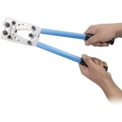 LANGRAY HX-50B Batteriekabelschuh Crimpwerkzeuge Elektrikerzange Zum Crimpen Von 6-50 Mm² (AWG 8-1 / 0) Kabeln Mit Der Verdickten Und Verstärkten Metallplatte -Elektrosägen Verkäufe 2022 52037641 5