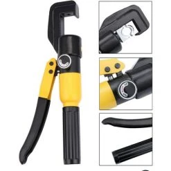 LANGRAY 10 Tonnen 9 Matrizen Satz Hydraulische Crimpzange, Hydraulisches Crimpwerkzeug, Crimpzange Für Ratschenanschlüsse Für Kabel 4-70 Mm2 -Elektrosägen Verkäufe 2022 52039812 4