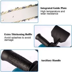 Kettensäge Akku-Kettensäge - 10 Zoll - Blau - Bürstenloser Motor - Für Garten- Und Holzarbeiten Holzschneider - Für Makita 18V - ONEVAN 9 Kettensäge Akku-Kettensäge - 10 Zoll - Blau - Bürstenloser Motor - Für Garten- Und Holzarbeiten Holzschneider - Für Makita 18V - ONEVAN -Elektrosägen Verkäufe 2022 52520341 3