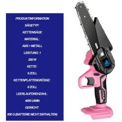 Mini Kettensäge Elektrische 1200W Elektro-Kettensäge ONEVAN 6 Zoll Für Makita 18V - Einstellbare Geschwindigkeit Zum Schneiden Von Holz - Orange 9 Mini Kettensäge Elektrische 1200W Elektro-Kettensäge ONEVAN 6 Zoll Für Makita 18V - Einstellbare Geschwindigkeit Zum Schneiden Von Holz - Orange -Elektrosägen Verkäufe 2022 54358799 3