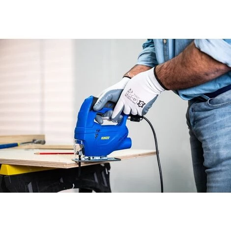 Kinzo Stichsäge - 230V - 400W - Mit Staubabsaugung - Schutzhülle Blatt - Holz Bis Zu 65 Mm - Metall Bis Zu 6 Mm- Blau 6 Kinzo Stichsäge - 230V - 400W - Mit Staubabsaugung - Schutzhülle Blatt - Holz Bis Zu 65 Mm - Metall Bis Zu 6 Mm- Blau – Bild 4