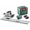 METABO® 18V Akku Handkreissäge Set KS 18 LTX 66 BL | 2x Akku 8,0 Ah + Führungsschiene