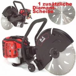 APEX Benzin Trennschleifer 400 Motorflex 56337 + 1 X Zusätzl. Diamantblatt 56338