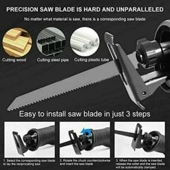 TEETOK S?bels?ge 850 W, 220 V, Variable Elektrische 6-Gang-S?bels?ge Mit 4 S?gebl?ttern 10 TEETOK S?bels?ge 850 W, 220 V, Variable Elektrische 6-Gang-S?bels?ge Mit 4 S?gebl?ttern -Elektrosägen Verkäufe 2022 54963377 4