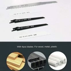 TEETOK S?bels?ge 850 W, 220 V, Variable Elektrische 6-Gang-S?bels?ge Mit 4 S?gebl?ttern 11 TEETOK S?bels?ge 850 W, 220 V, Variable Elektrische 6-Gang-S?bels?ge Mit 4 S?gebl?ttern -Elektrosägen Verkäufe 2022 54963377 5