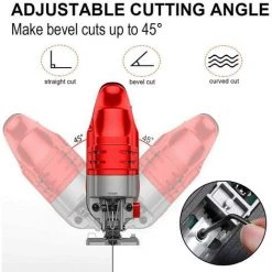 TEETOK 710W Elektrische Stichs?ge Stichs?ge Pendel Variable Geschwindigkeit Schneiden Holz Metall Kunststoff -Elektrosägen Verkäufe 2022 54963397 5