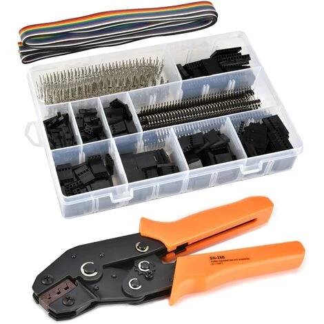 LANGRAY Crimpzange Steckerset SN-28B Ratschen-Crimpzange Mit Stecker/Buchse 0,1-1,0 Mm² Crimpwerkzeug Für 2,54 Mm 3,96 Mm KF2510 28-18 AWG Stecker 3 LANGRAY Crimpzange Steckerset SN-28B Ratschen-Crimpzange Mit Stecker/Buchse 0,1-1,0 Mm² Crimpwerkzeug Für 2,54 Mm 3,96 Mm KF2510 28-18 AWG Stecker