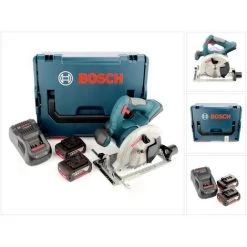 Bosch GKS 18 V-LI Professional 18 V 165 Mm Akku Kreissäge Mit 2x GBA 5,0 Ah Li-lon Akkus + Ladegerät + L-Boxx -Elektrosägen Verkäufe 2022 55353069 4