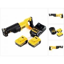 Dewalt DCS 380 Akku Säbelsäge 18V + 2x Akku 5,0Ah + Ladegerät
