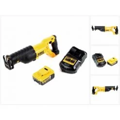 Dewalt DCS 380 18 V Akku Säbelsäge + 1x Akku 5,0Ah + Ladegerät