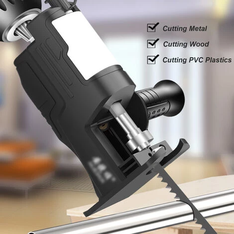 LIFCAUSAL Electric Drill Modified-Saws Household Handheld Reciprocating-Saws Portable Woodworking Cutting Tool Saber-Saws 5 LIFCAUSAL Electric Drill Modified-Saws Household Handheld Reciprocating-Saws Portable Woodworking Cutting Tool Saber-Saws – Bild 3