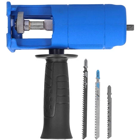 LIFCAUSAL Reciprocating Saw Adapter Electric Drill Modified Saw Attachment Electric Drill To Reciprocating Saw Converter With 4 Sets Of Saw Blade Replacement Cutting Tool 4 LIFCAUSAL Reciprocating Saw Adapter Electric Drill Modified Saw Attachment Electric Drill To Reciprocating Saw Converter With 4 Sets Of Saw Blade Replacement Cutting Tool – Bild 2