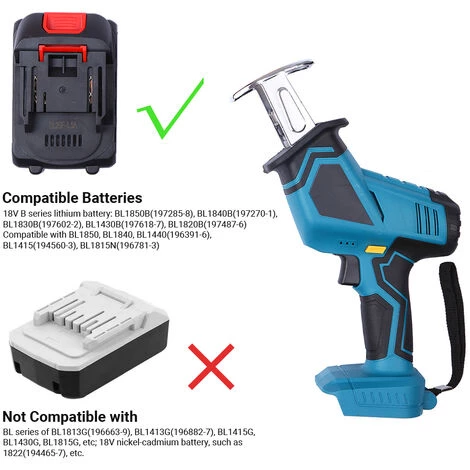 LIFCAUSAL Electric Reciprocating Saw Electric Saber Saw Outdoor Portable Small Electric Wood-cutting Saw Lithium Saber Saw 5 LIFCAUSAL Electric Reciprocating Saw Electric Saber Saw Outdoor Portable Small Electric Wood-cutting Saw Lithium Saber Saw – Bild 3