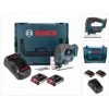 Bosch GST 18 V-LI B Akku Stichsäge 18V + 2x Akku 2,0Ah + Ladegerät + L-Boxx