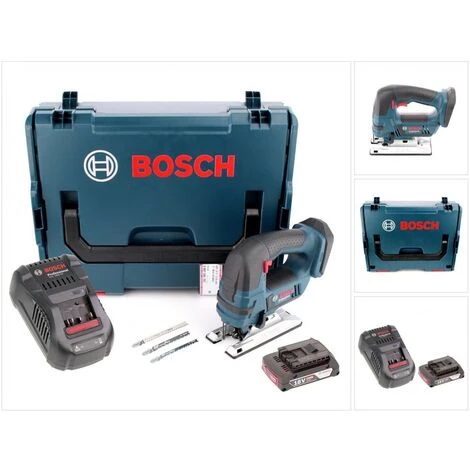 Bosch GST 18 V-LI B Akku Stichsäge 18V + 1x Akku 2,0Ah + Ladegerät + L-Boxx 3 Bosch GST 18 V-LI B Akku Stichsäge 18V + 1x Akku 2,0Ah + Ladegerät + L-Boxx