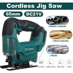 Drillpro Stichsäge 65 Mm 2900 U/min 50-60 Hz Für MAKITA 18 V Akku (nur Maschine) -Elektrosägen Verkäufe 2022 56657121 5