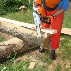 TINOR Mini Tragbare Kettensägenmühle Für Alle Kettensägen, Mini Chainsaw Mill Für Bauarbeiter Holzarbeiter, Planking Lumber Kettensägenbefestigung Enthält 1 Satz Montagewerkzeuge -Elektrosägen Verkäufe 2022 56760191 5