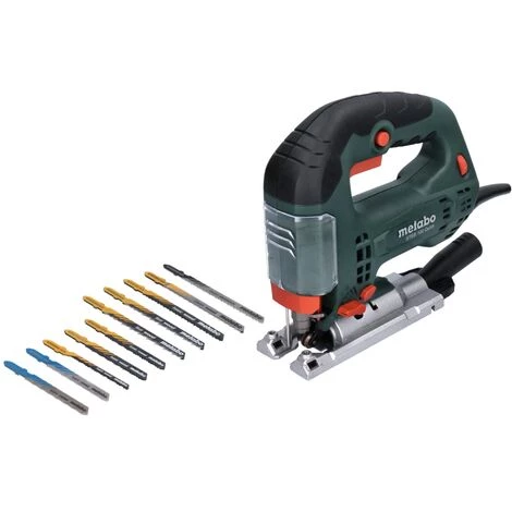 Metabo STEB 100 Quick Stichsäge 710 W 100 Mm ( 601110000 ) + 10 Tlg. Sägeblatt Set ( 623599000 ) 4 Metabo STEB 100 Quick Stichsäge 710 W 100 Mm ( 601110000 ) + 10 Tlg. Sägeblatt Set ( 623599000 ) – Bild 2